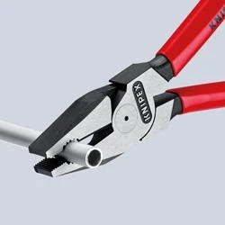 Kombinuotos didelės svertinės jėgos replės KNIPEX 0206, 180mm