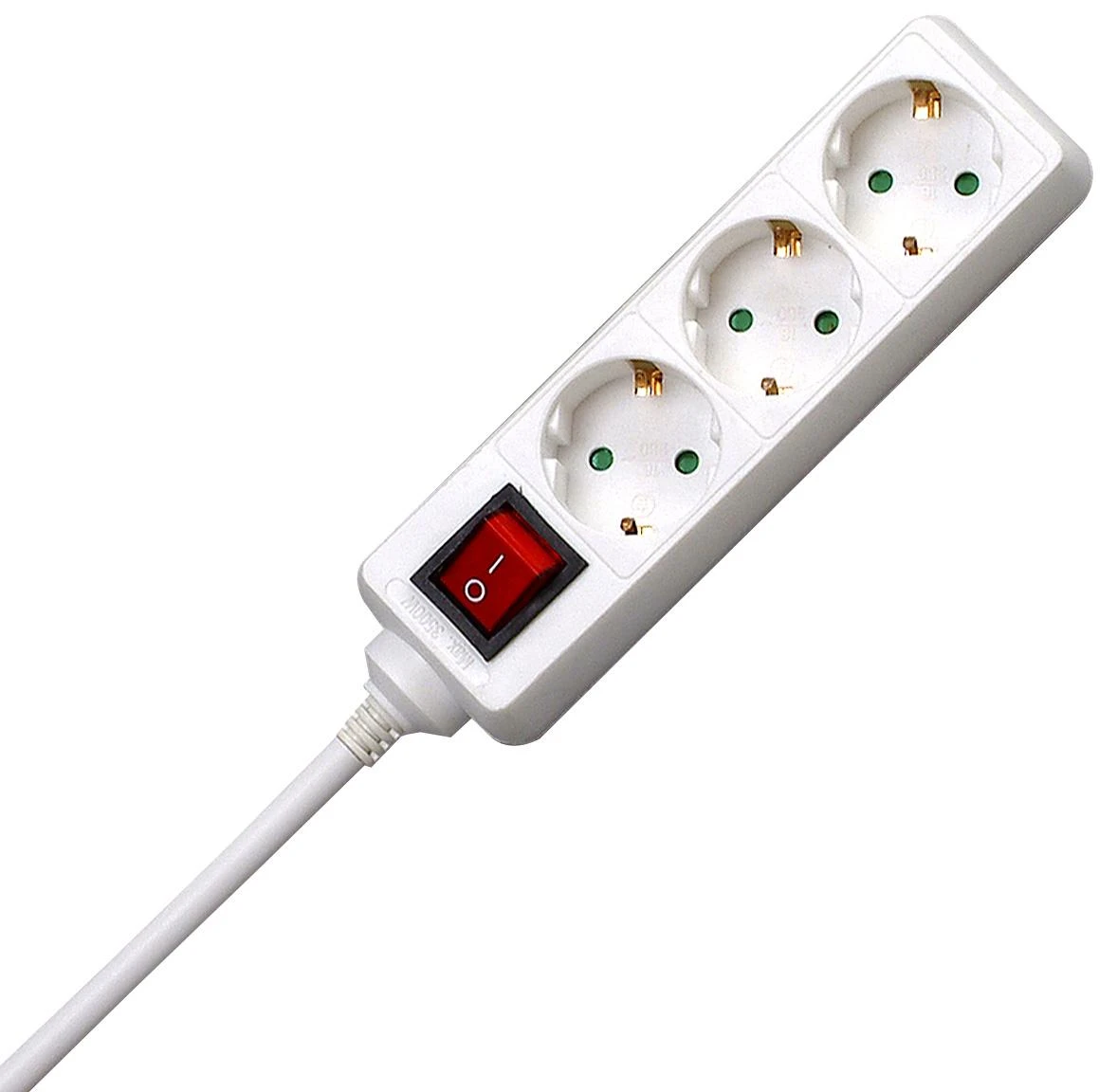 Kopp EFB EFB Steckdosenleiste 3x mit Schalter 1,4m,H05VV-F 3G1,