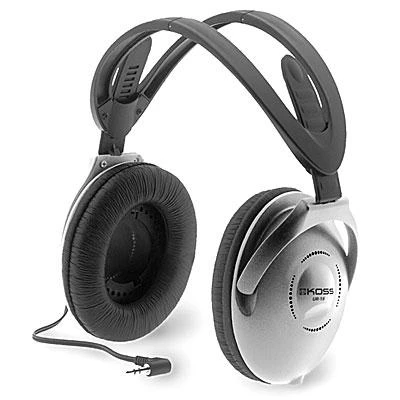 Koss | Ausinės | UR18 | su laidu | Ant ausų uždedamos | Sidabrinis | Noise canceling