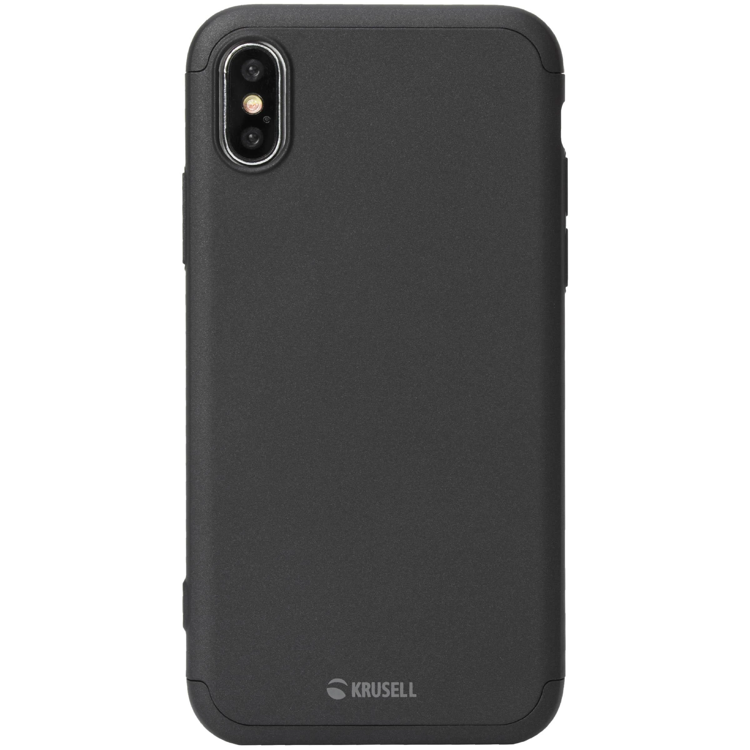 Krusell Arvika 3.0 dėklas Apple Apple iPhone XS Max juodos spalvos