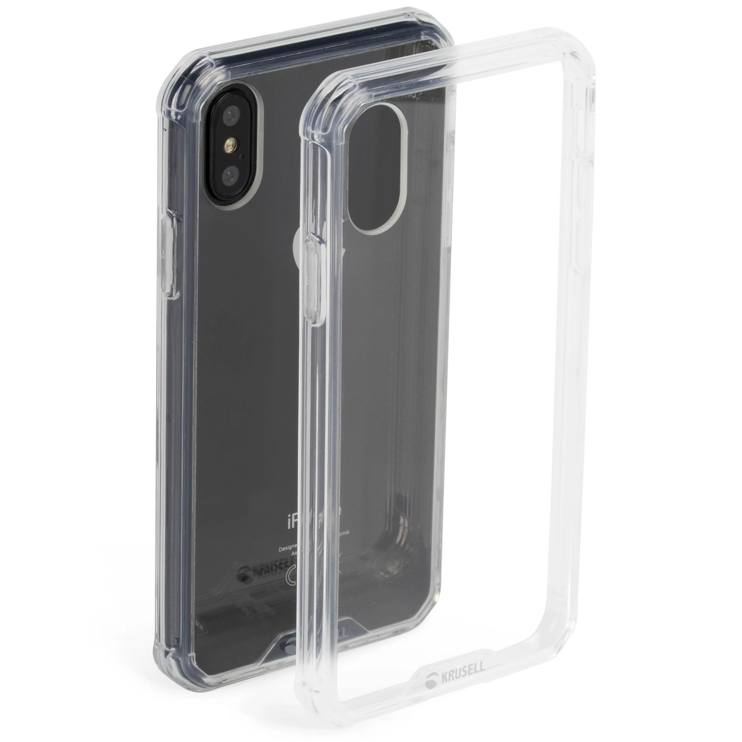 Krusell Kivik Pro Cover - dėklas skirtas Apple iPhone X Transparent