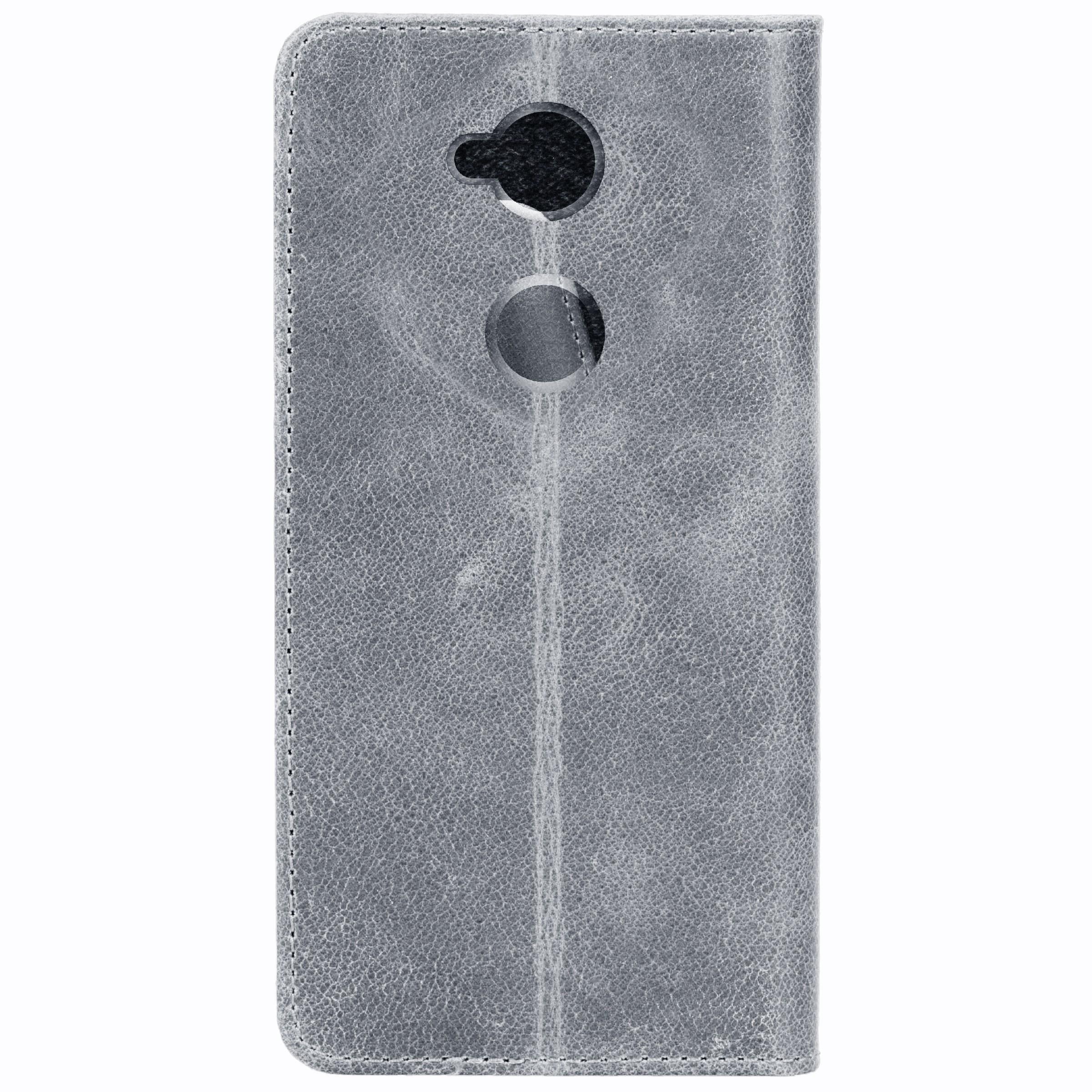 Dėklas Krusell Sunne 2 Card Foliowallet Sony Xperia L2 vintage pilkas