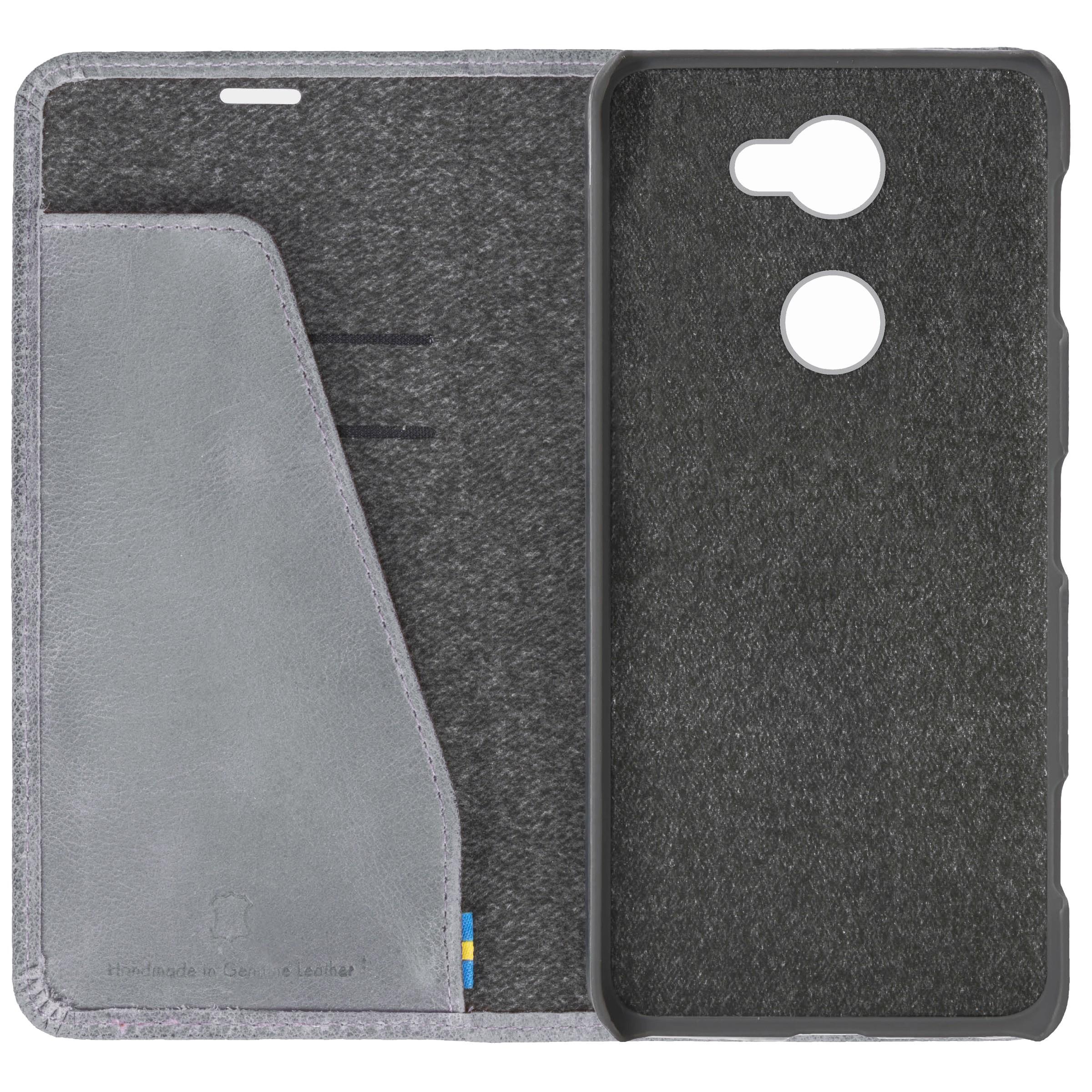 Dėklas Krusell Sunne 2 Card Foliowallet Sony Xperia L2 vintage pilkas