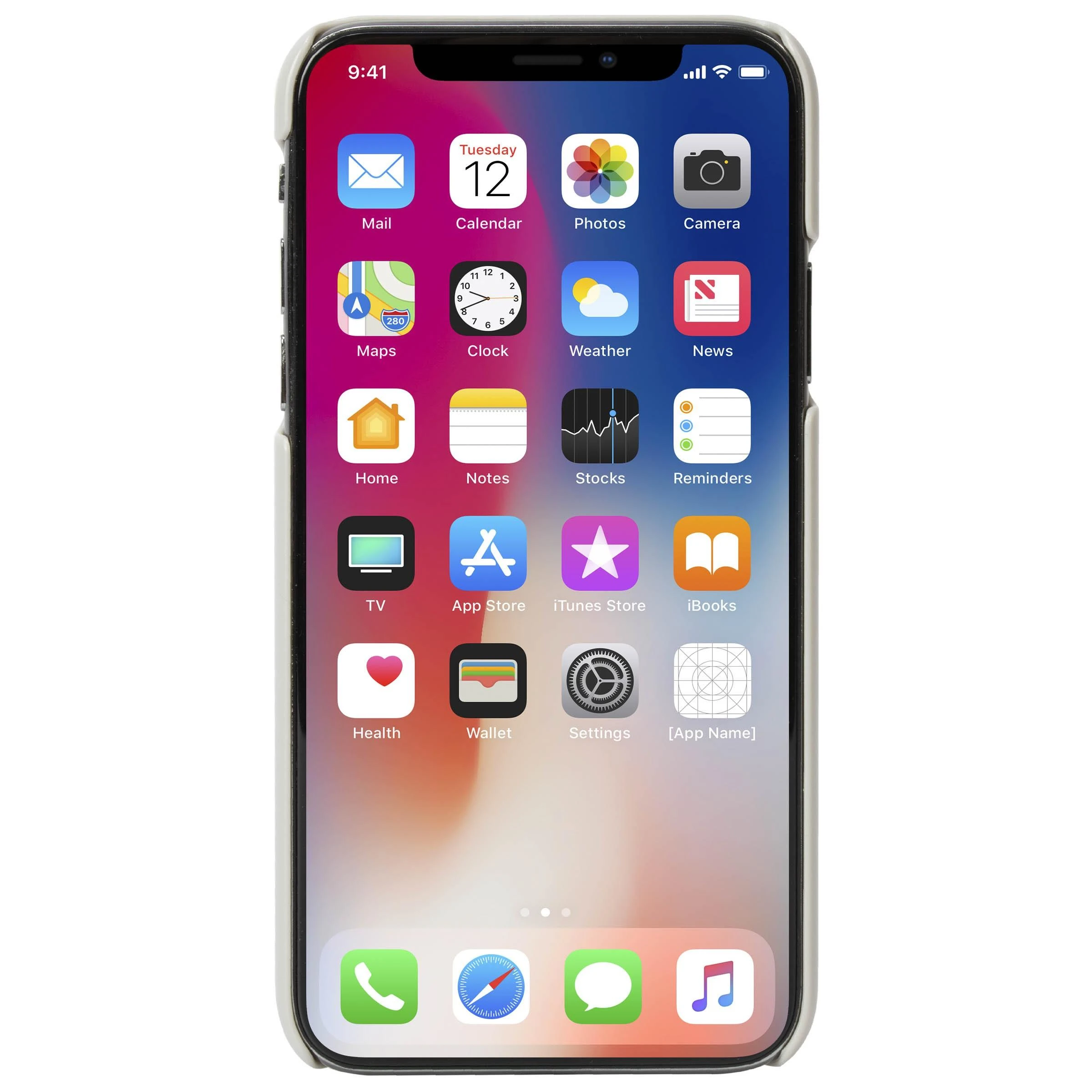 Krusell Tanum dėklas Apple Apple iPhone XS Max nude