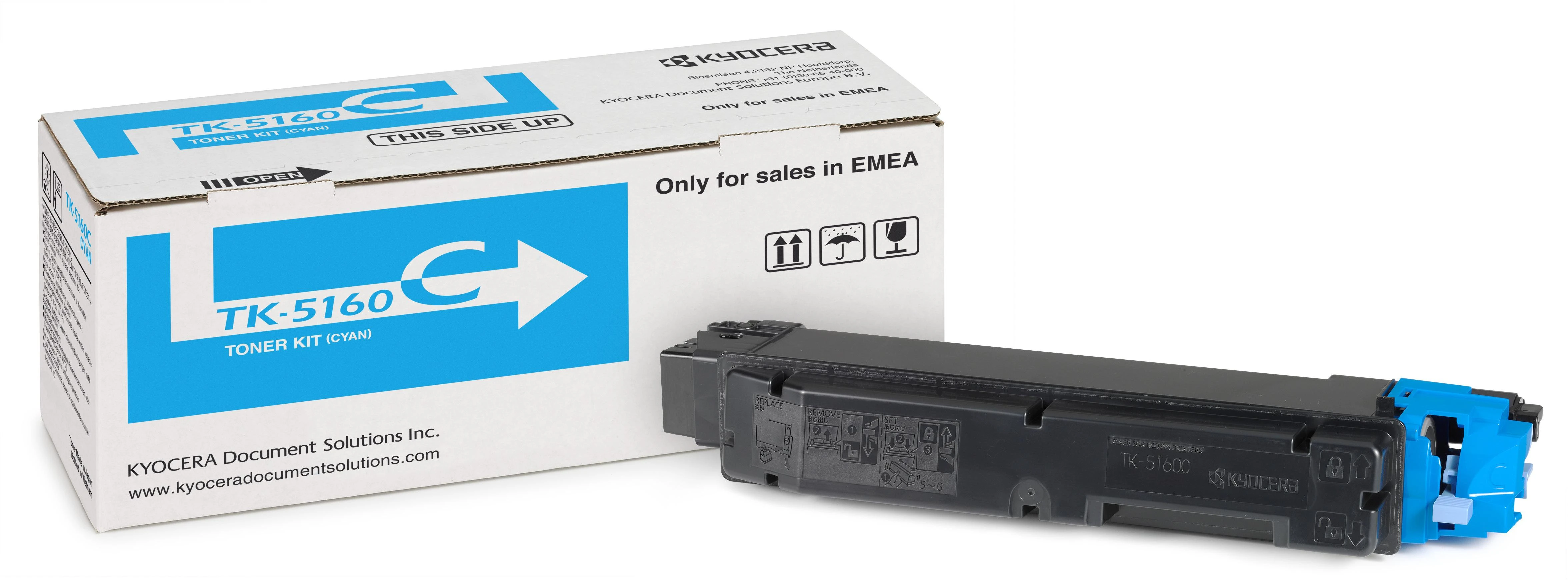 Kyocera TK-5160C (1T02NTCNL0), mėlyna kasetė