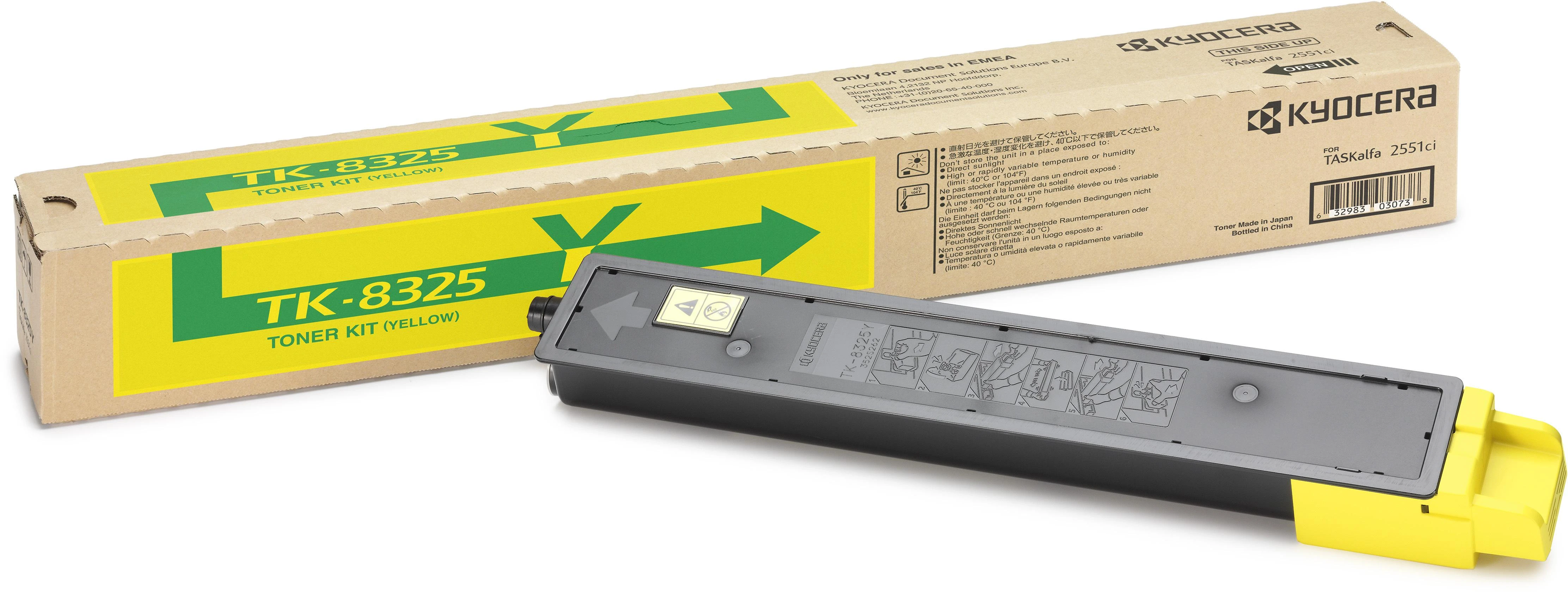 Kasetė Kyocera TK8325Y (1T02NPANL0), geltona