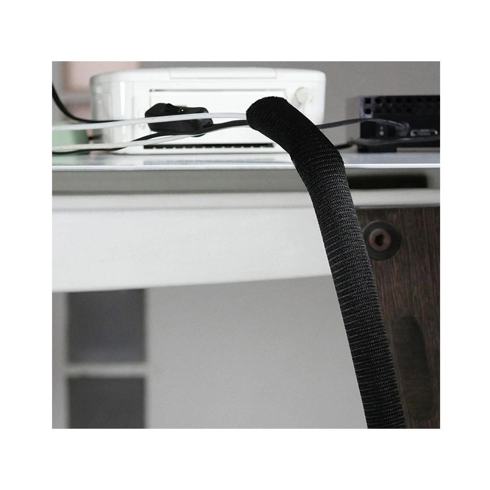 LABEL THE CABLE Cable sleeve 2m – juodos spalvos