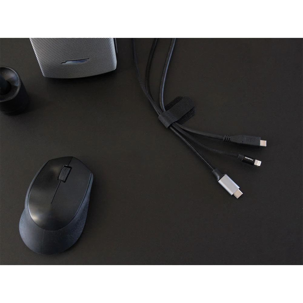 RAM Label The Cable Organizatorius ETIKETĖLĖKITE KABELĮ Velcro Juodas 50 vnt (PRO 3110)