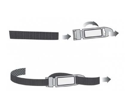 LABEL THE CABLE Dual Velcro Roll 3m - juodos spalvos