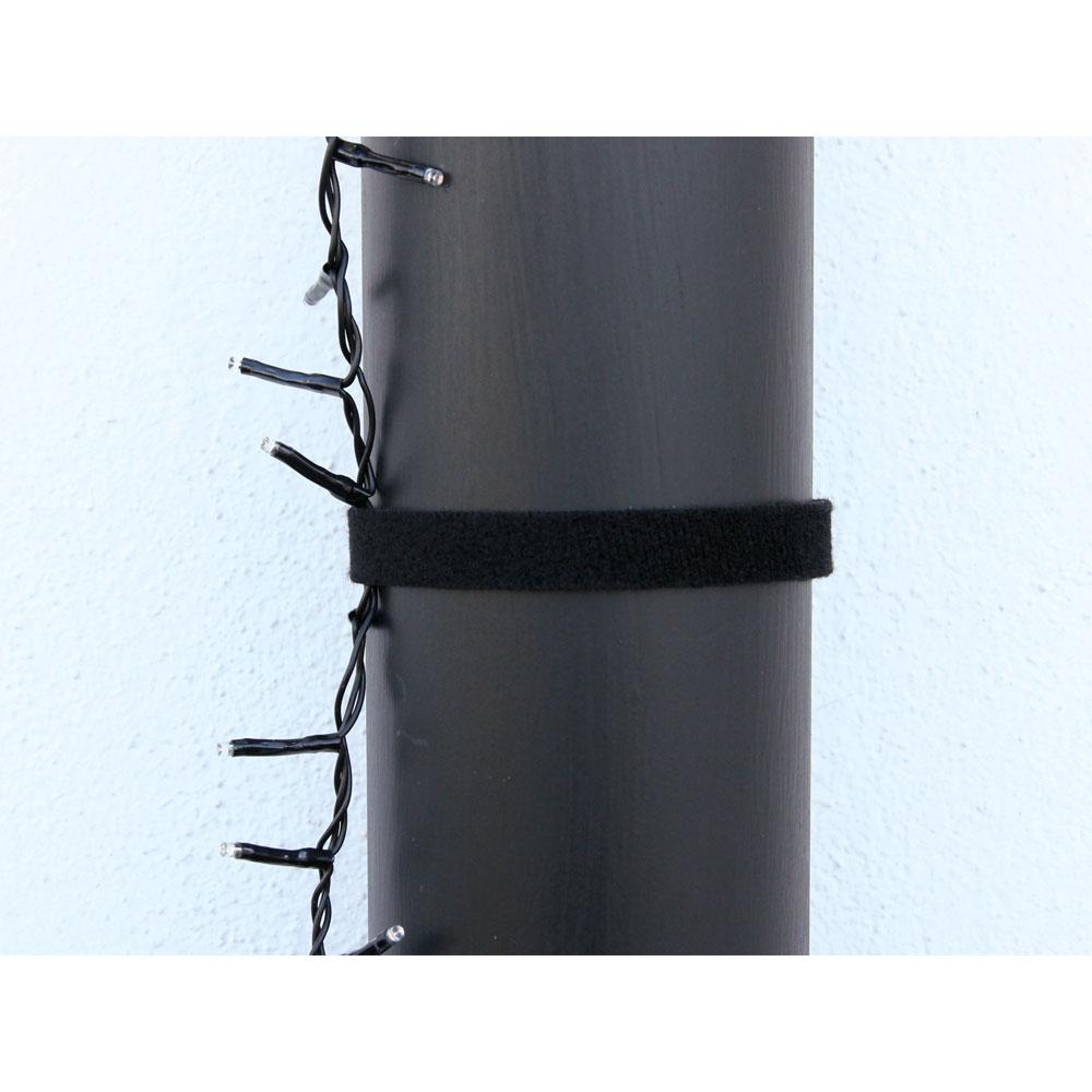Label The Cable PAŽYMĖKITE THE CABLE PRO Roll Dual Velcro ritinėlis 25m - juodas