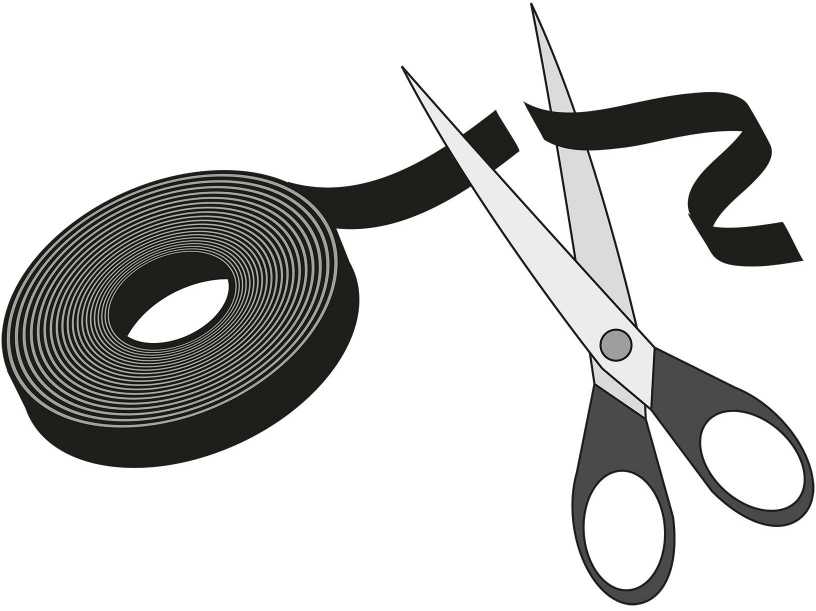 Label The Cable PAŽYMĖKITE THE CABLE PRO Roll Dual Velcro ritinėlis 25m - juodas