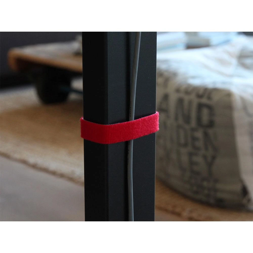 Dvipusė lipni juosta su lipnia juosta „LABEL THE CABLE“ ritinėlis, 4 x 1 m, įvairių spalvų
