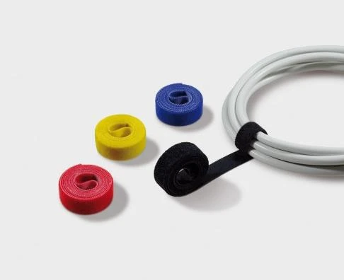 Dvipusė lipni juosta su lipnia juosta „LABEL THE CABLE“ ritinėlis, 4 x 1 m, įvairių spalvų