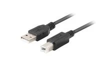 Lanberg CA-USBA-15CU-0010-BK kabelis USB 1m 2.0 USB A->USB-B Juodas