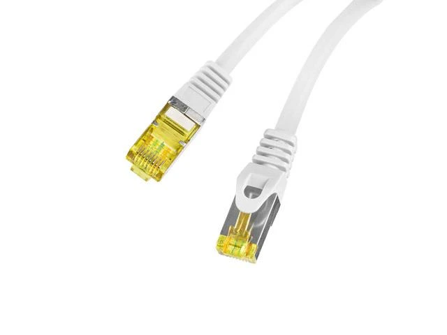 LANBERG patchcord cat.6A S/FTP LSZH CU 1.5m pilkas