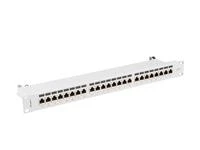 LANBERG patch panel 24 port 1U cat.7 FTP pilkas