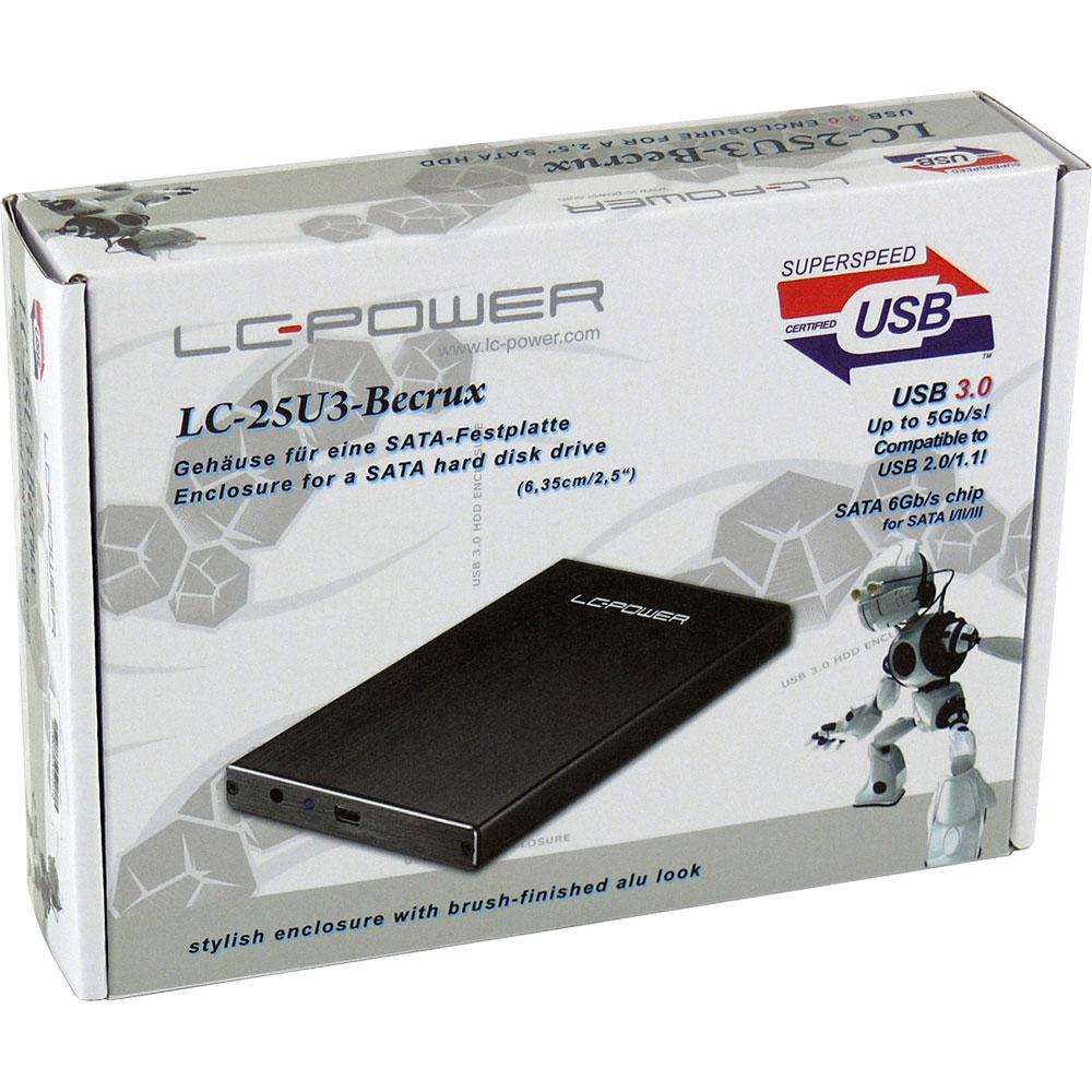 LC Power LC-25U3 Becrux box pro 2,5" HDD SATA