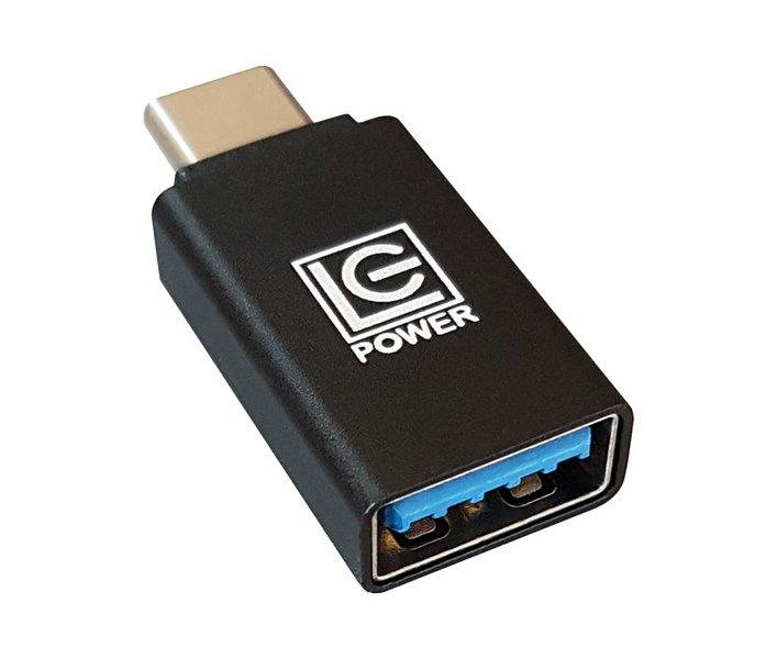 Adapteris USB LC-Power USB-C - USB Juodas (LC-ADA-U31C)