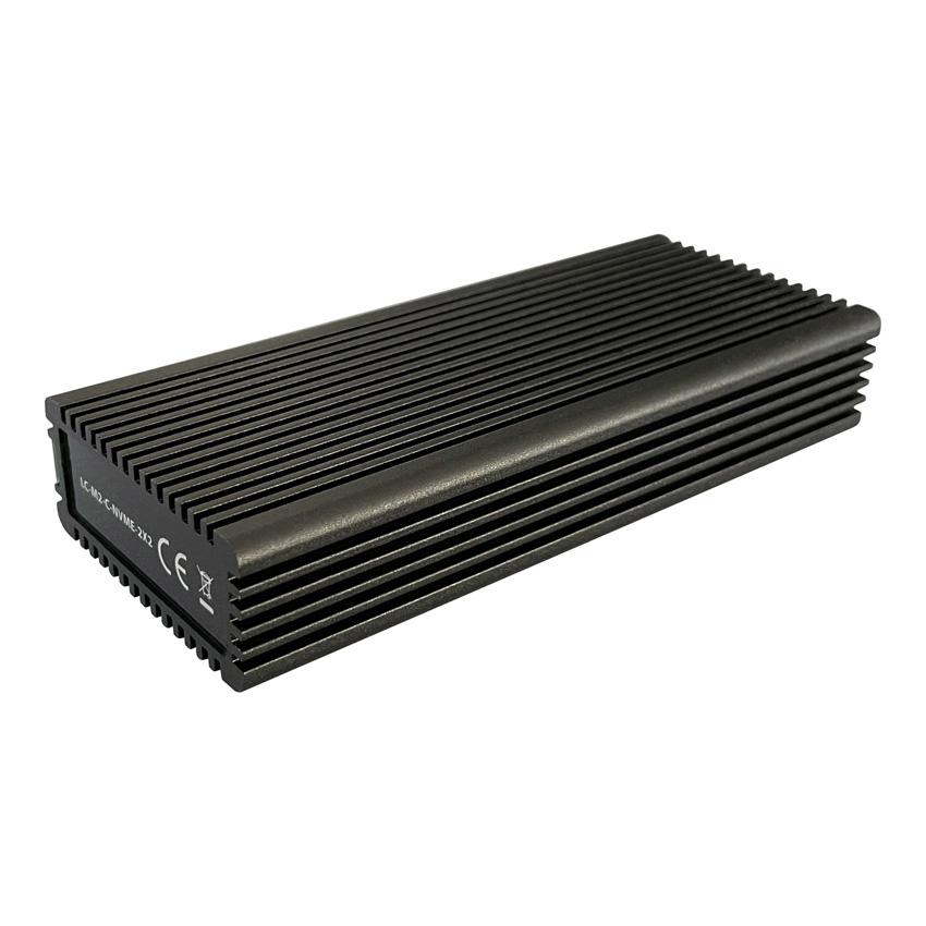 Kieszeń LC-Power M.2 PCIe NVMe – USB-C 3.2 Gen 2x2 (LC-M2-C-NVME-2X2)