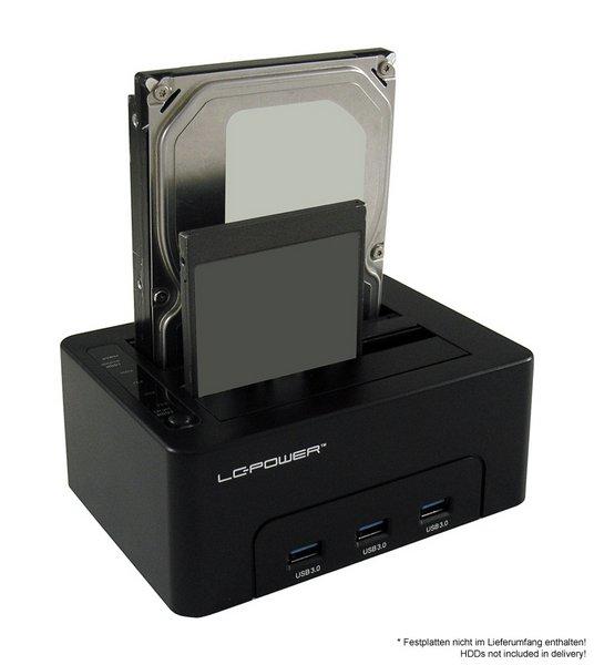 LC-Power 2.5 "/ 3.5" SATA - USB 3.2 Gen 1 (LC- DOCK -U3-HUB)