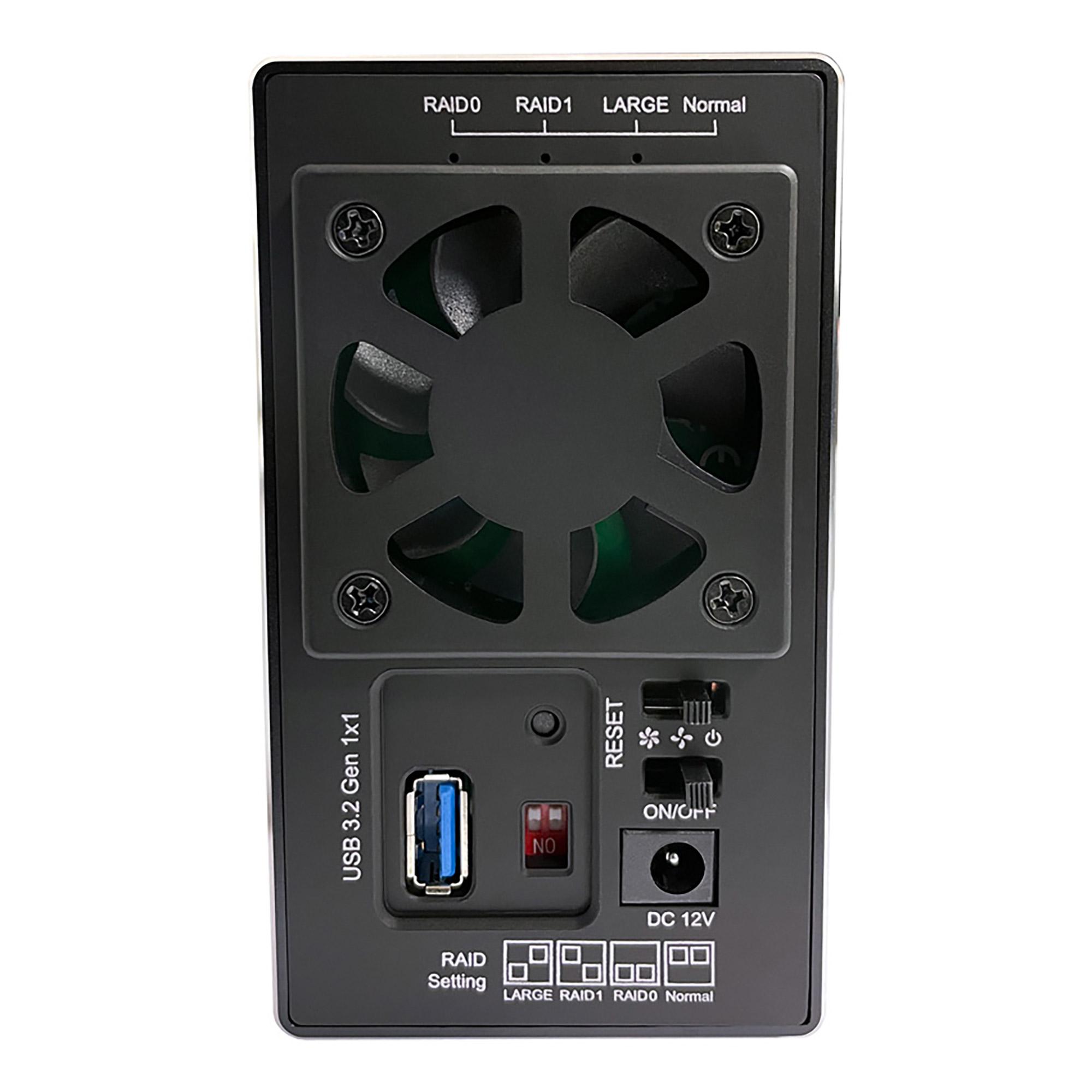 LC-Power Speichergehuse LC-35U3-RAID-2