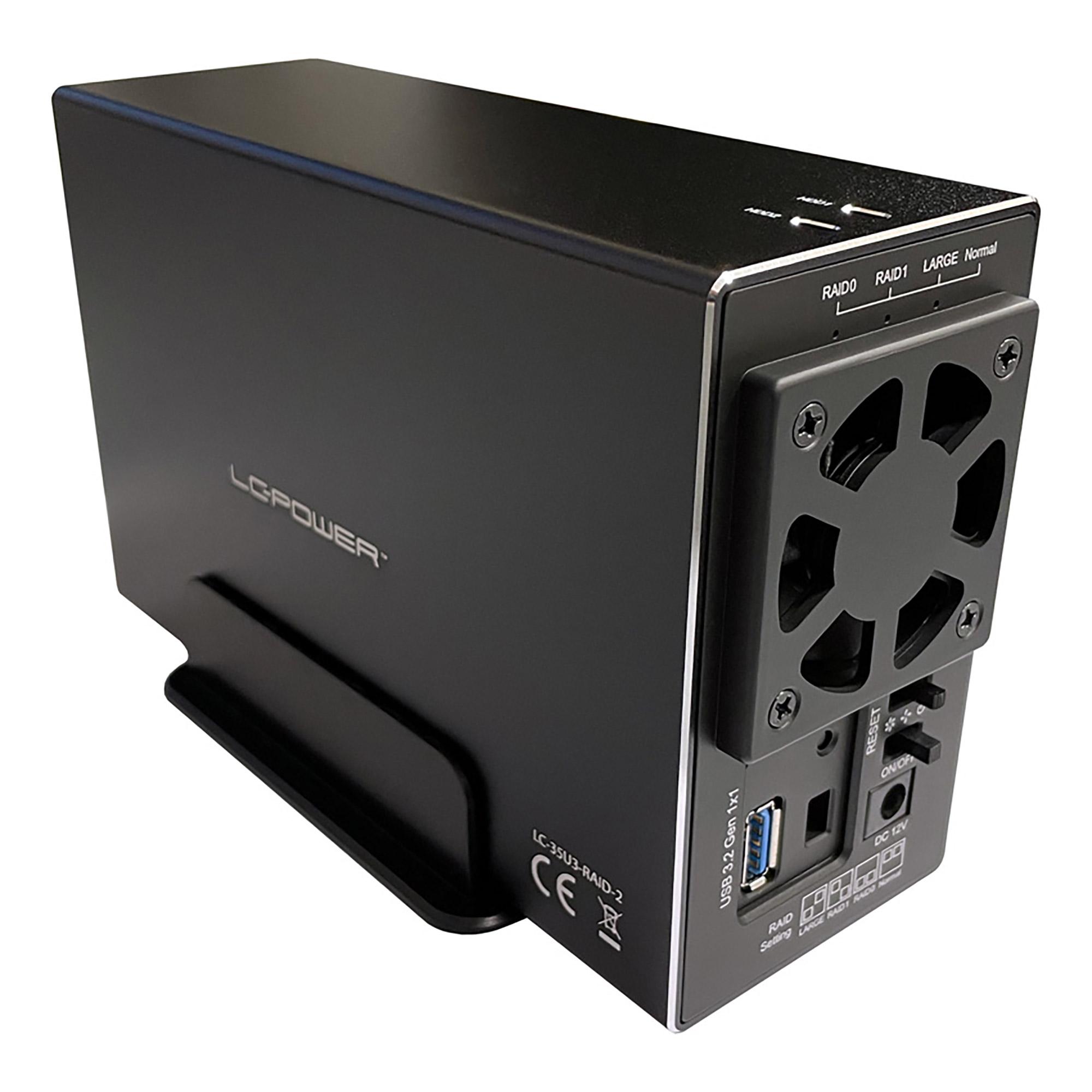 LC-Power Speichergehuse LC-35U3-RAID-2