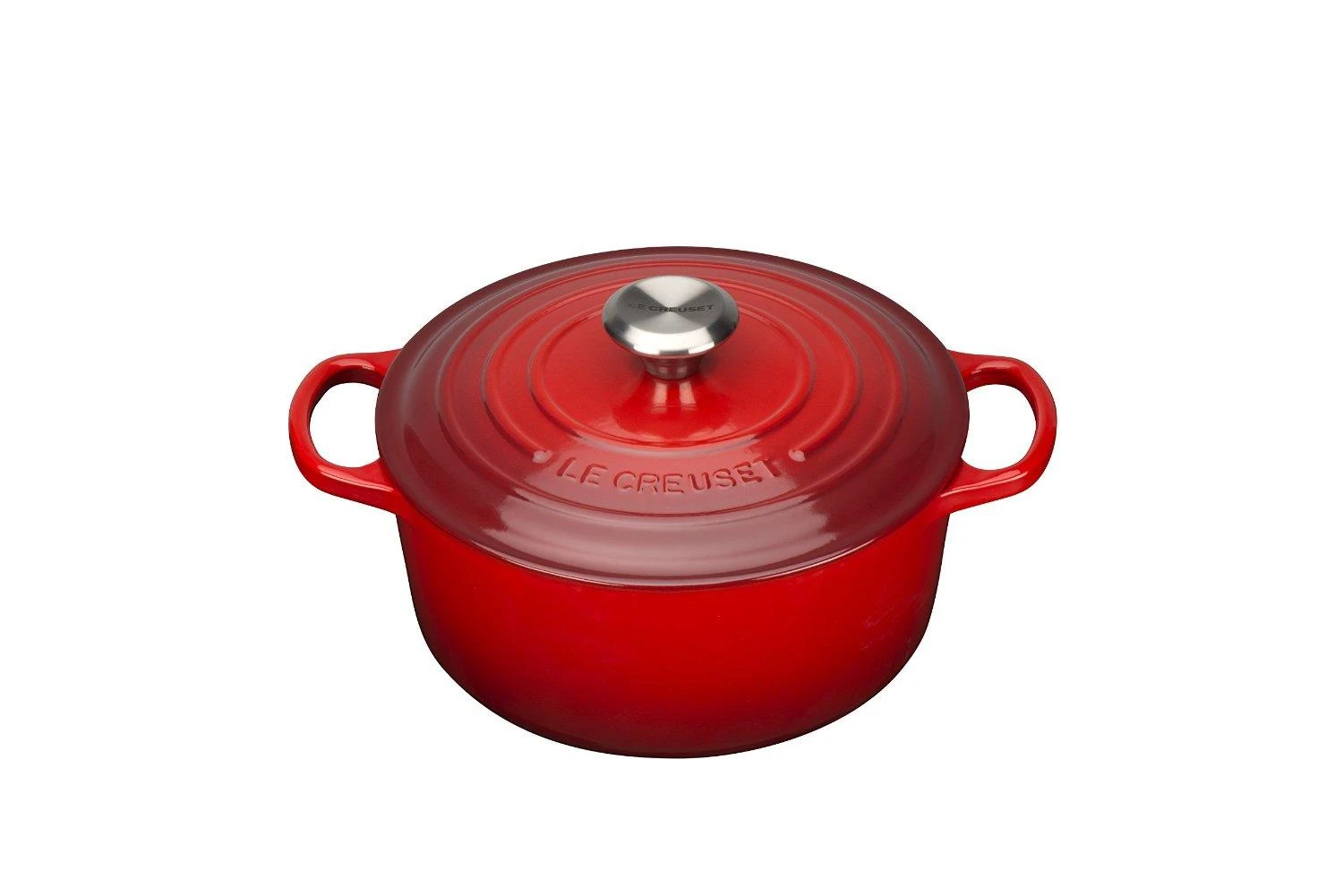 Virtuvės Indai - Le Creuset Signature Keptuvė 24cm Apvalus Vyšninės Raudonos spalvos