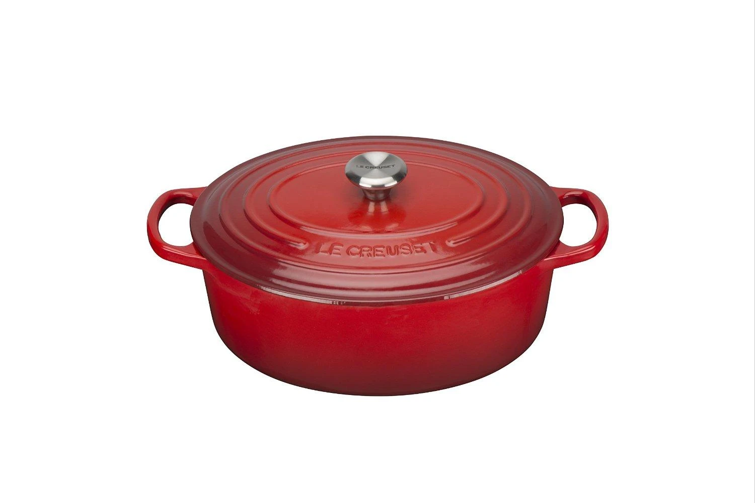 Troškintuvas Le Creuset Signature, ovalus, 27 cm, 4,1 l, vyšninis