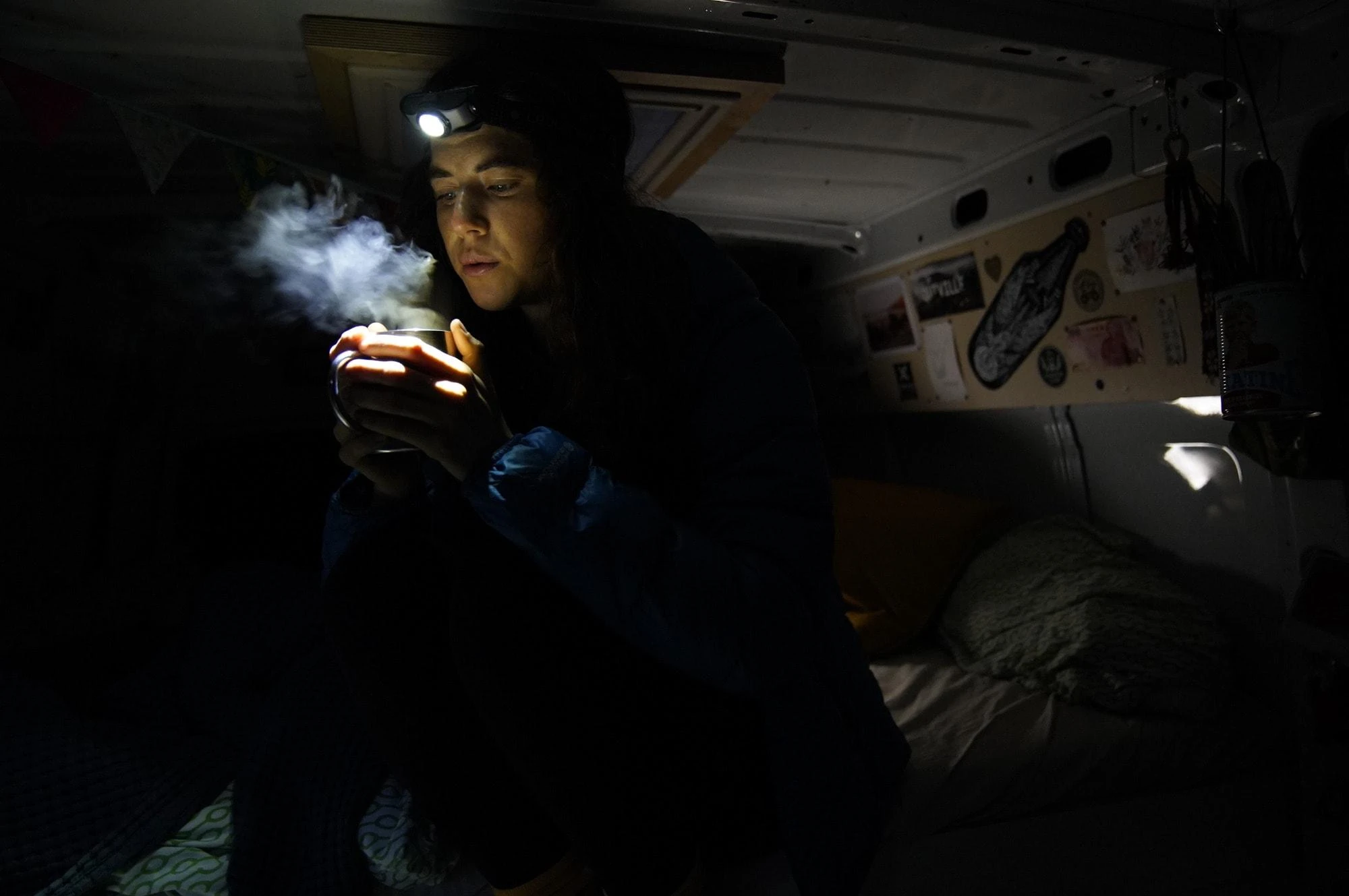 LED Lenser Ledlenser MH3 Juoda Ant galvos tvirtinamas žibintuvėlis LED