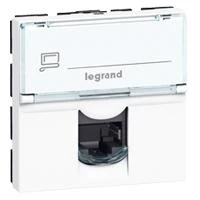Legrand Vieno kompiuterio lizdas RJ45 cat.6A STP 2-mode balta (076576)