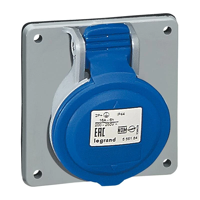 Legrand valdybos lizdas 16A 3P 230V mėlyna IP44 P17 TEMPRA PRO (555184)