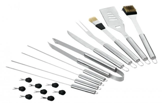 Zilverstad Leopold Vienna BBQ KIT 18 dalių 8x24x27 LV01070