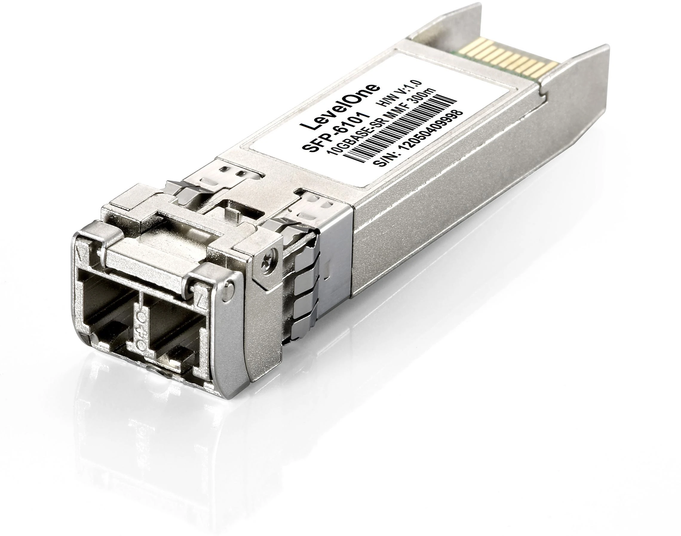 Level One Modulis SFP LevelOne LevelOne SFP+ Transceiver 10G Multi-mode Duplex LC 300m (SFP-6101) - 108219