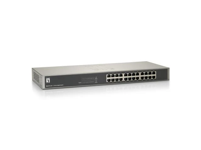 Šakotuvas Level One Lenovo LevelOne GSW-2457 tinklo komutatorius Ne-valdomas Gigabit Ethernet (10/100/1000) Juoda