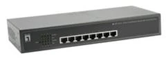 Šakotuvas Level One Carruzzo LevelOne FEP-0812 tinklo komutatorius Fast Ethernet (10/100) Maitinimas per Eternetą (PoE) Juoda
