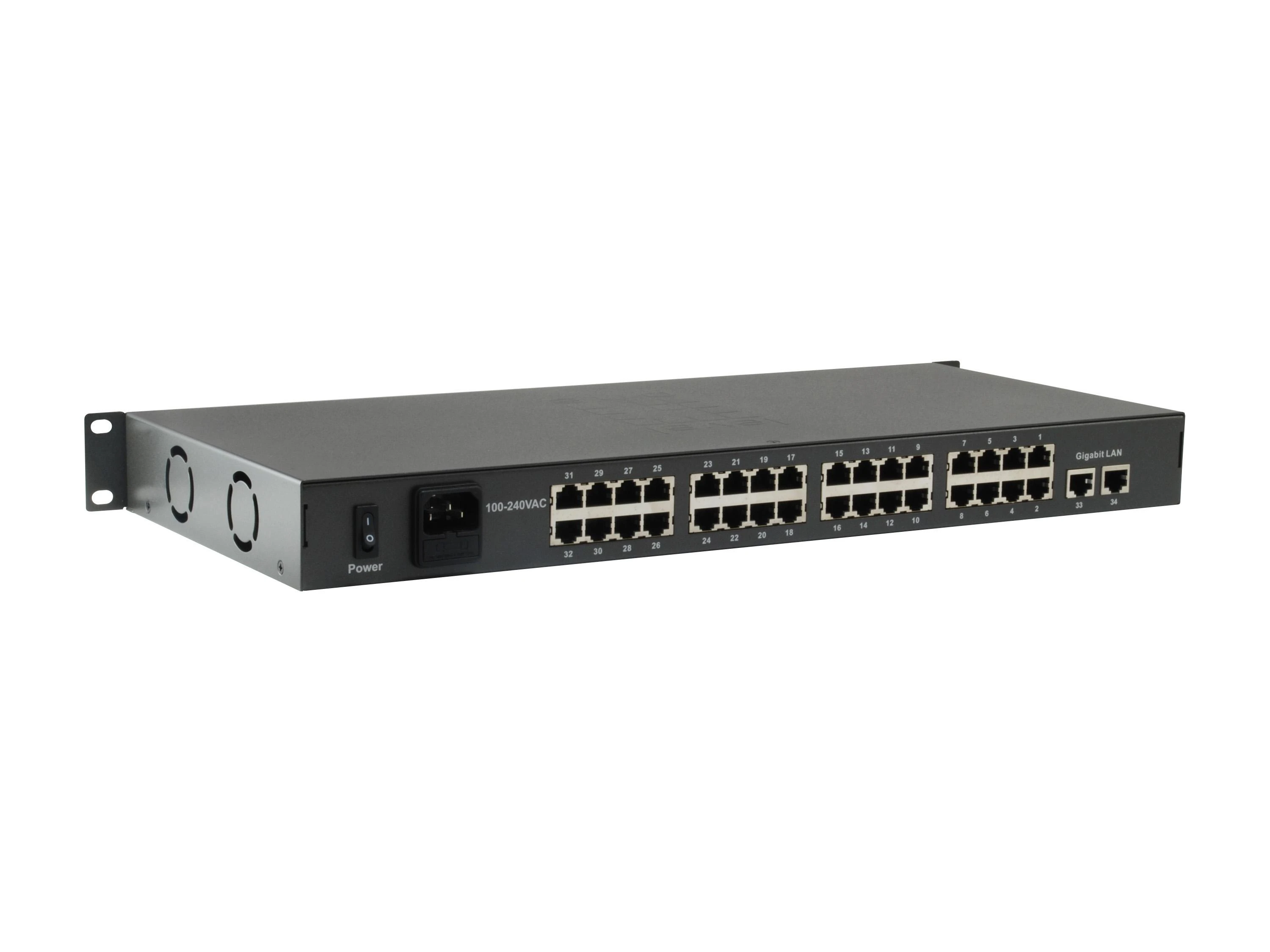 Šakotuvas Level One jungiklis LevelOne FGP-3400W380