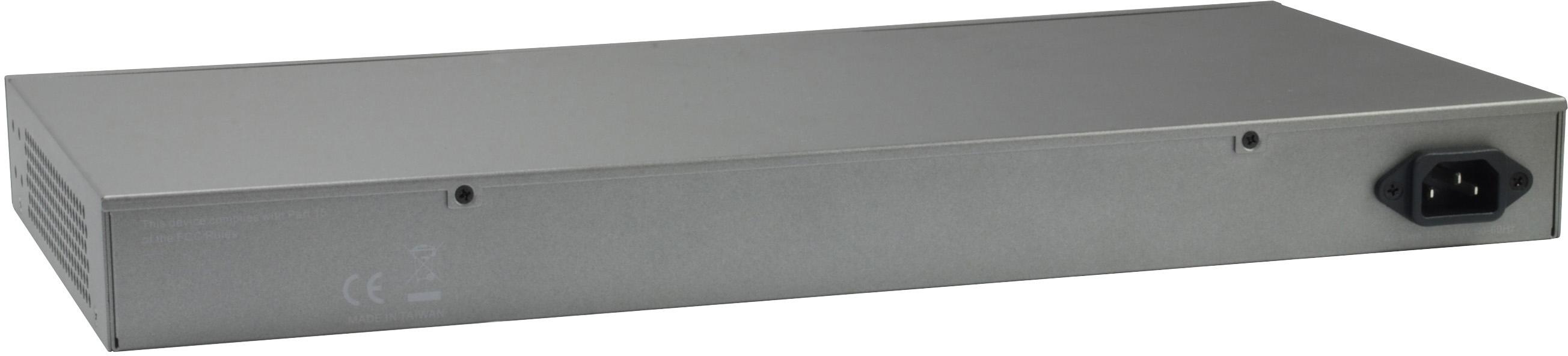 Šakotuvas Level One jungiklis LevelOne 26-Port L3 Lite (55113003)