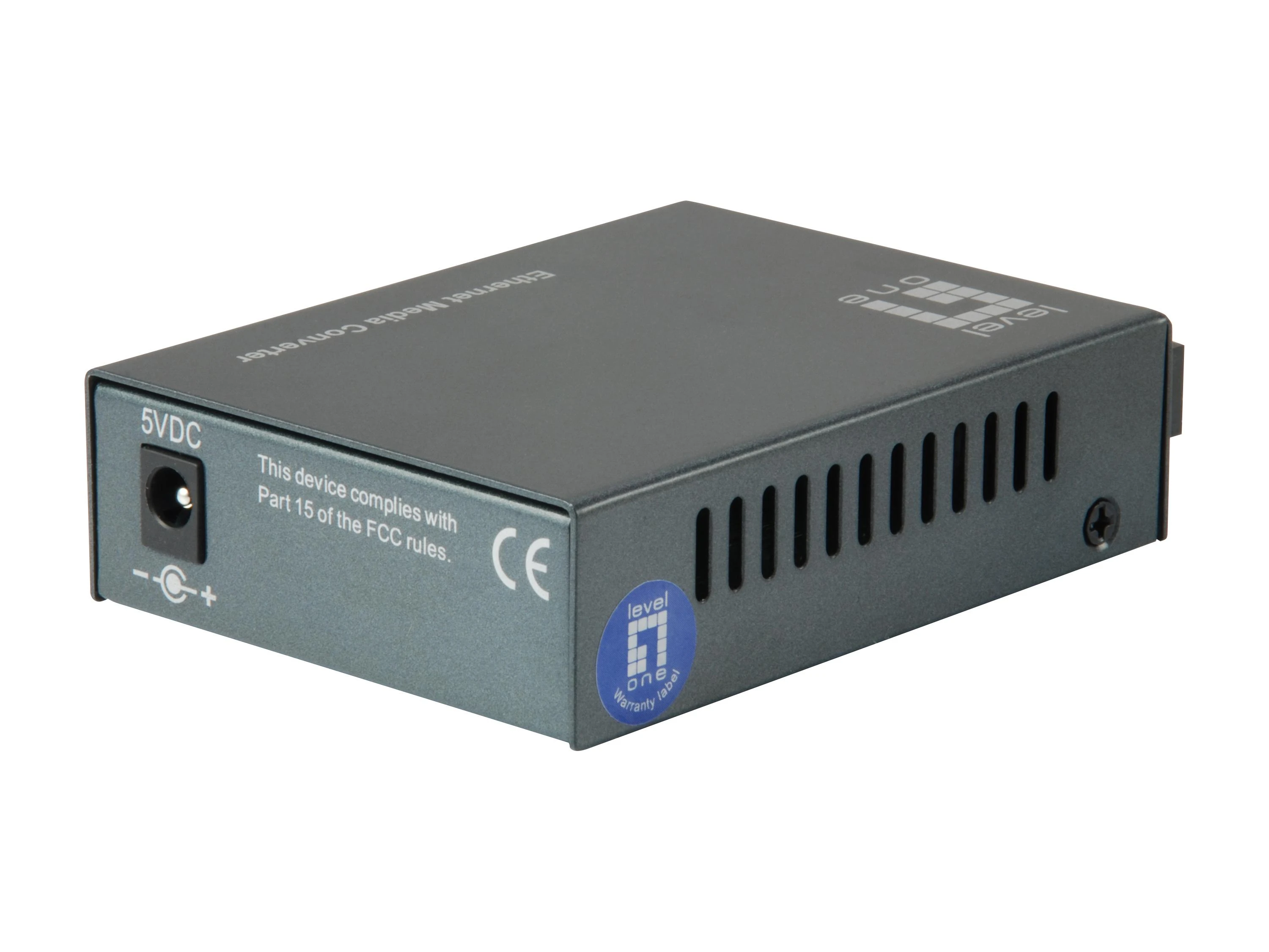 Šakotuvas Level One Carruzzo LevelOne FVT-1103 tinklo medijos keitiklis 100 Mbit/ai 1310 nm Vienas režimas Juoda