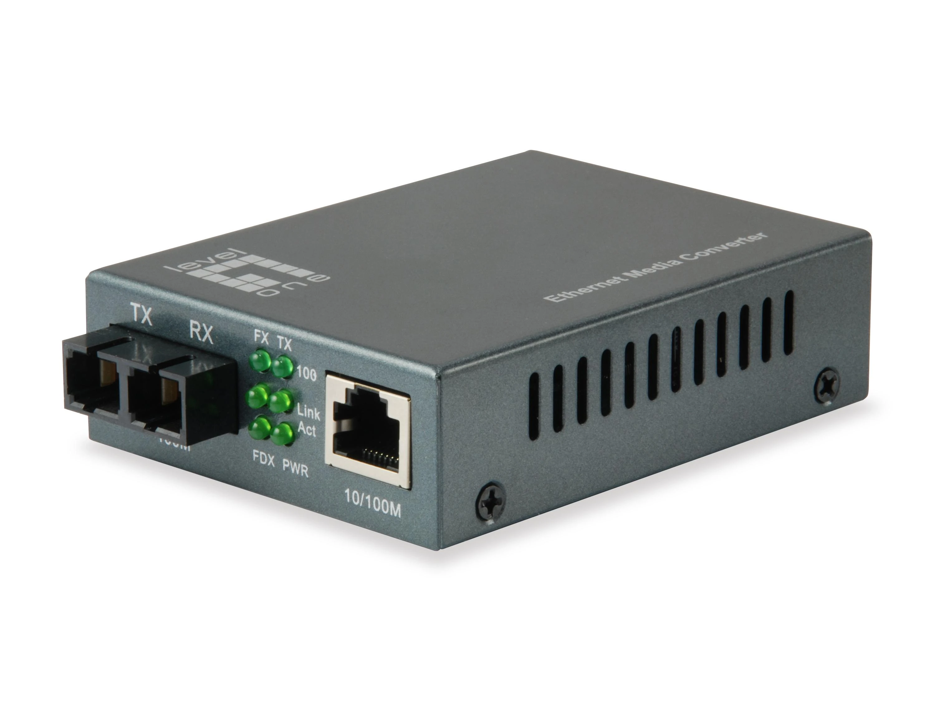Level One Carruzzo LevelOne FVT-1106 tinklo medijos keitiklis 100 Mbit/ai 1550 nm Vienas režimas Juoda
