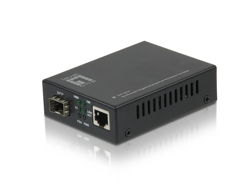 Level One GVT-2010 optinis keitiklis su SFP ir RJ45 jungtimis
