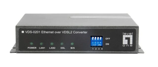 VDS-1202 VDSL2 keitiklis su indikacinėmis lemputėmis