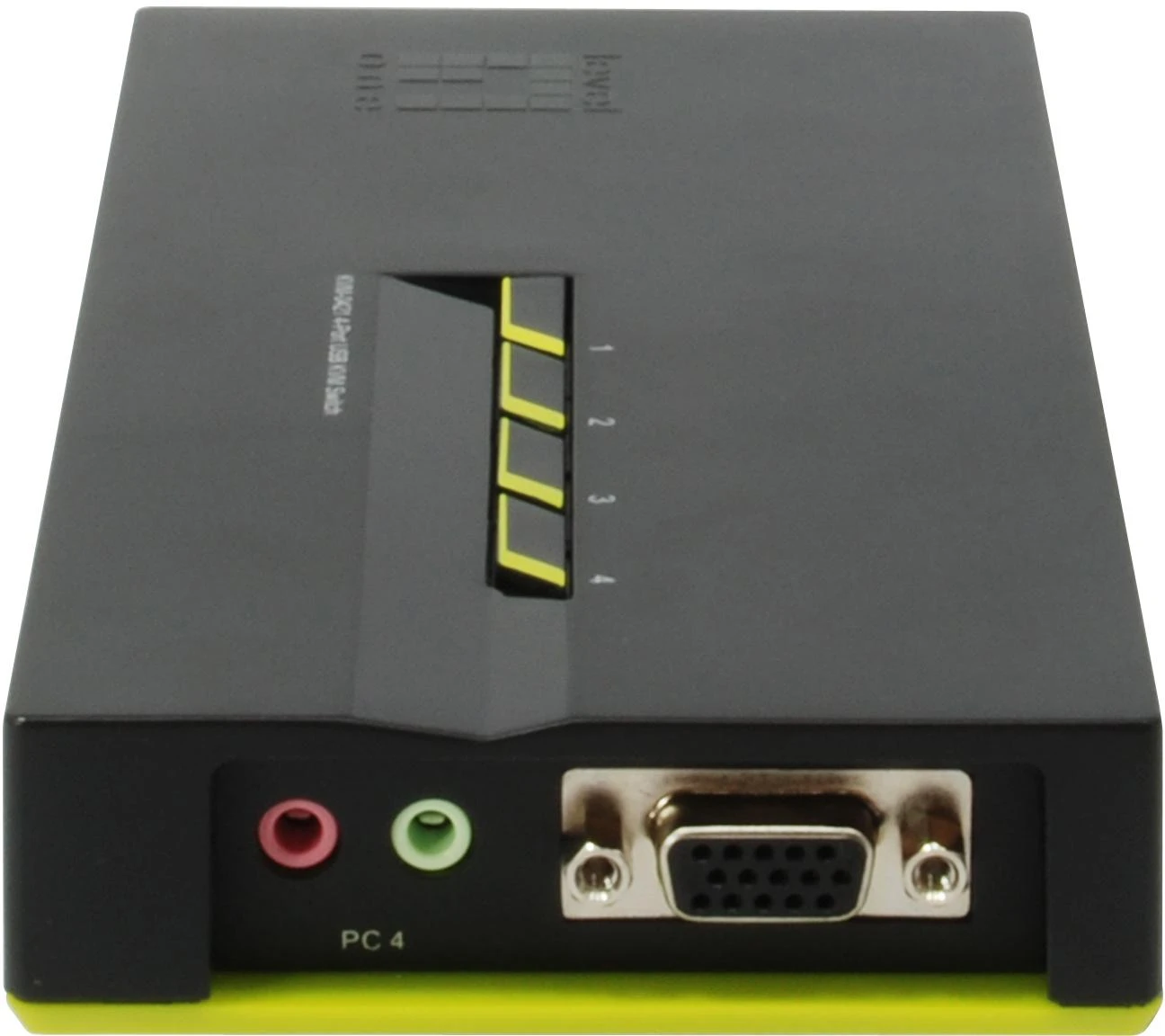 Level One Lenovo LevelOne KVM-0421 KVM jungiklis Juoda, Žalia