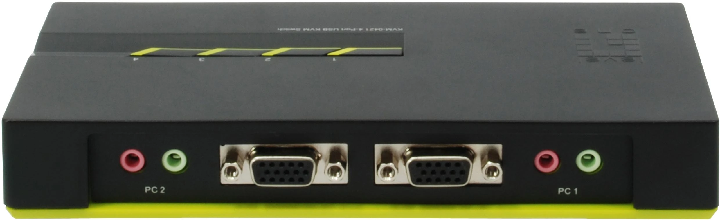 Level One Lenovo LevelOne KVM-0421 KVM jungiklis Juoda, Žalia