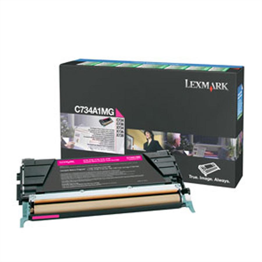 Lexmark C734A1MG tonerio kasetė Originalus Rausvai raudona 1 vnt