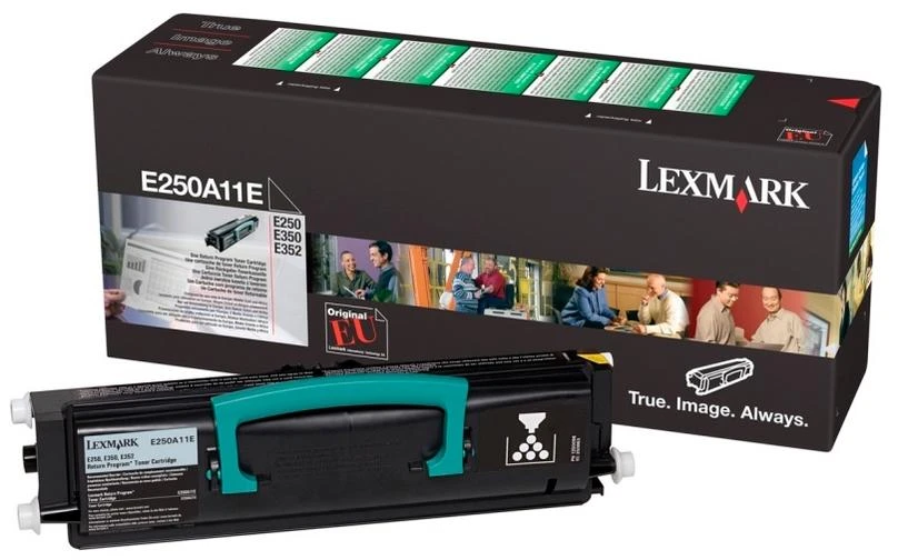 Lexmark E250A11E Cartridge, Juodas, 3500 pages