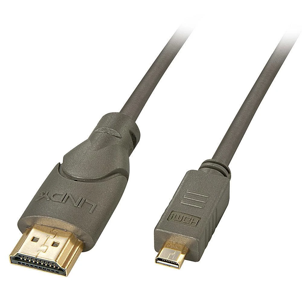 Micro HDMI į HDMI laidas su auksine jungtimi