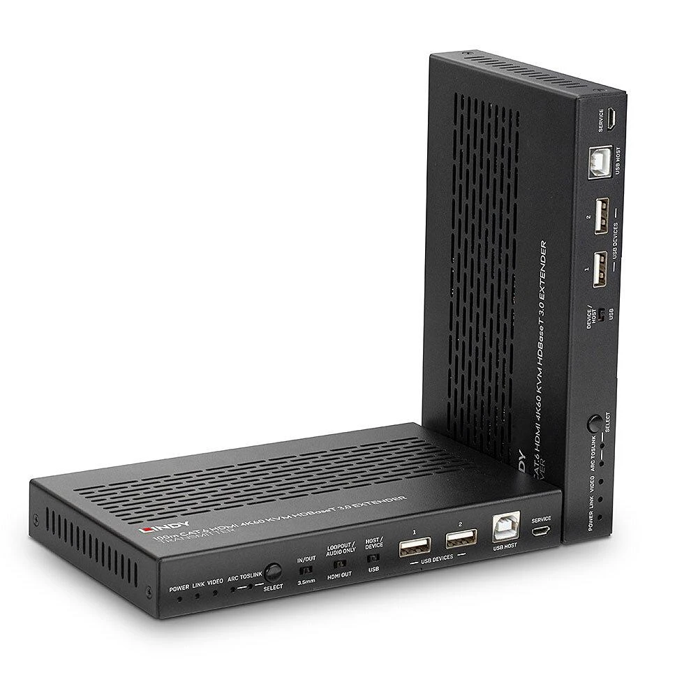 AV Ilgintuvas - LINDY Cat.6A HDMI 4K60 HDBaseT 3.0 KVM Ilgintuvas 100 m
