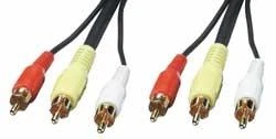 Lindy RCA 3x3 kabelio jungtys