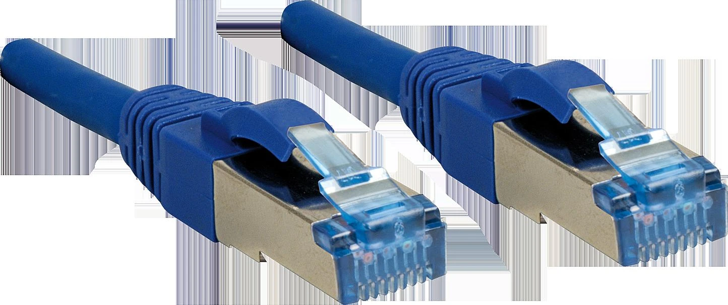 Tinklo Kabelis - LINDY Cat.6A S/FTP LSZH Tinklo Kabelis, RJ45, M/M, 500MHz, 1 m, Mėlynas