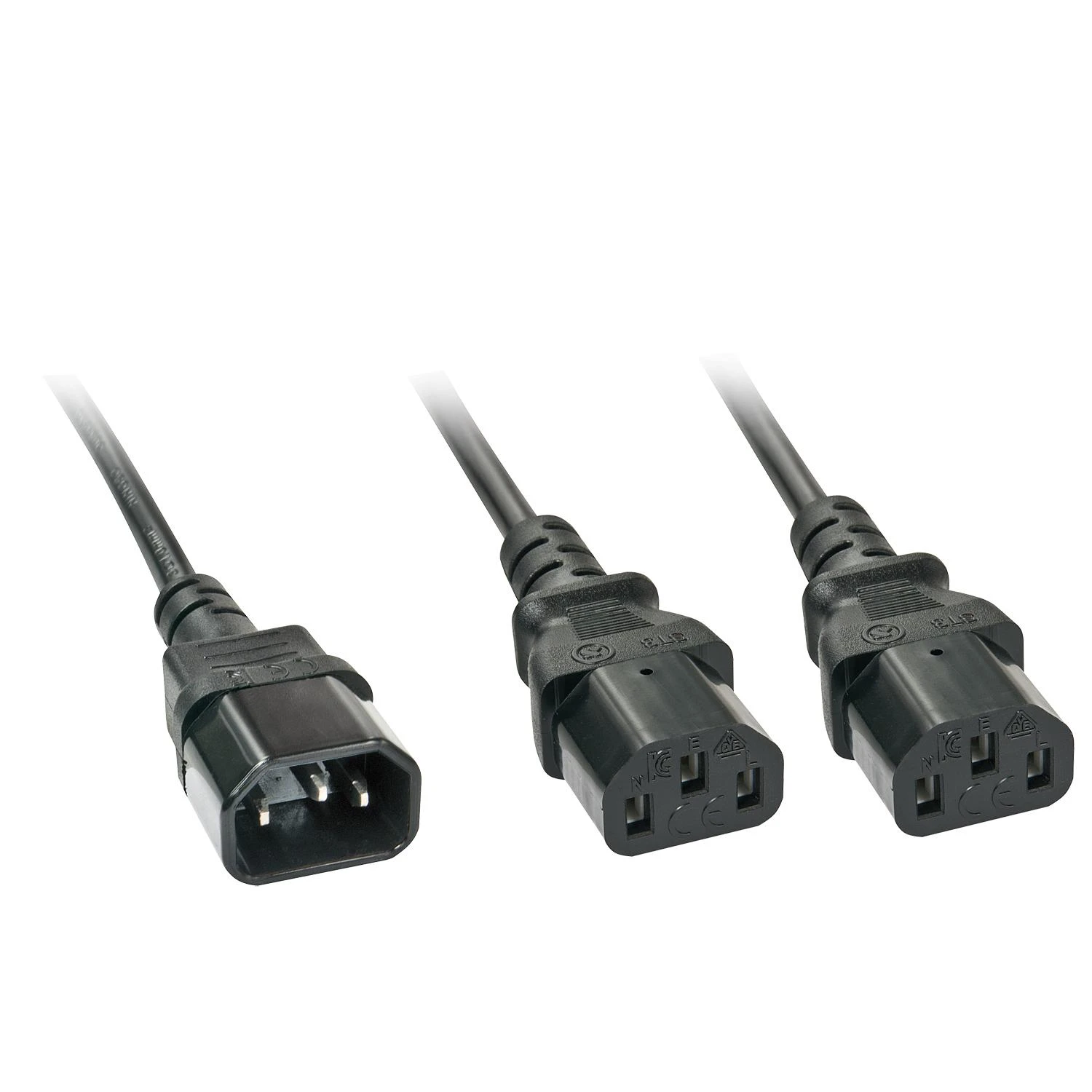 CABLE POWER C14 TO 2X C13 / 2M 30039 LINDY, modelis - 30039, žema kaina ...
